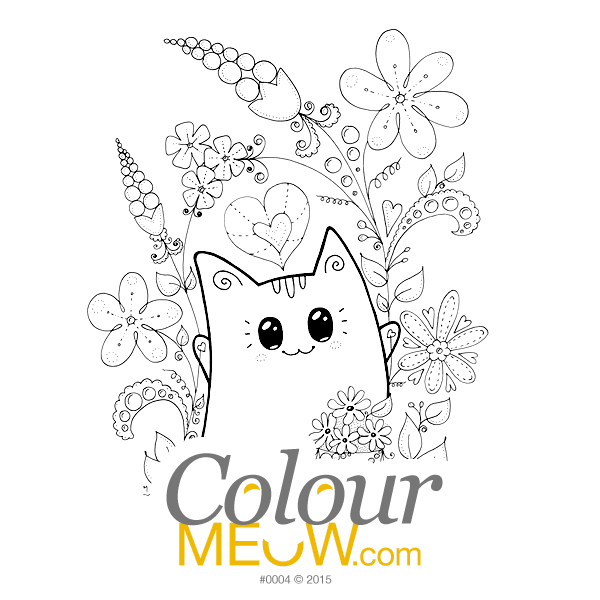 0004-Colour-Meow-Cat-Colouring-Page-Neko-Yoko-Cats-flowers-garden-sneak-preview_web