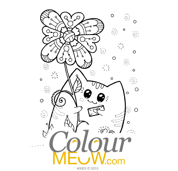 0003-Colour-Meow-Cat-Colouring-Page-Yoko-Cats-Neko-flower-heart-letter-sneak-preview_web