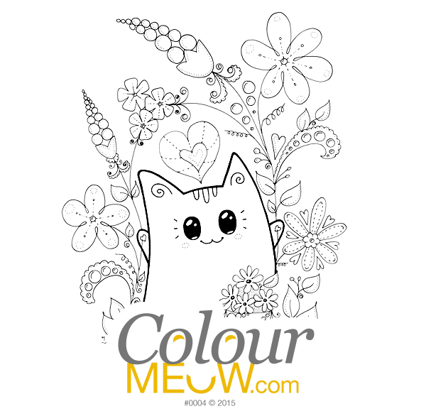 0004-Colour-Meow-Cat-Colouring-Page-Neko-Yoko-Cats-flowers-garden-sneak-preview_web